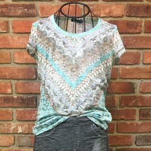 Prana printed tee - made in USA